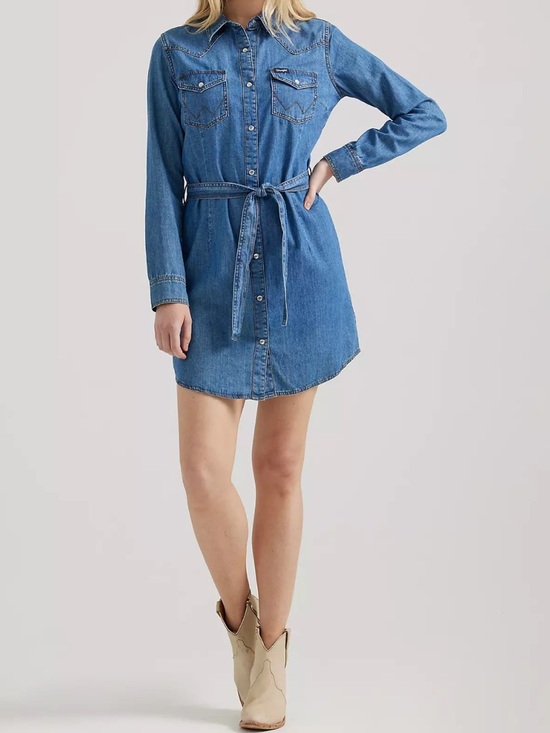 Wrangler Retro Dresses & Skirts - NWOT Wrangler Retro Denim Shirt Dress